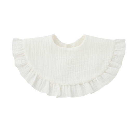 Soft Cotton Ruffle Bib For Infants And Toddlers