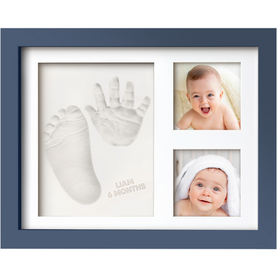 Baby Handprint & Footprint Keepsake Solo Frame