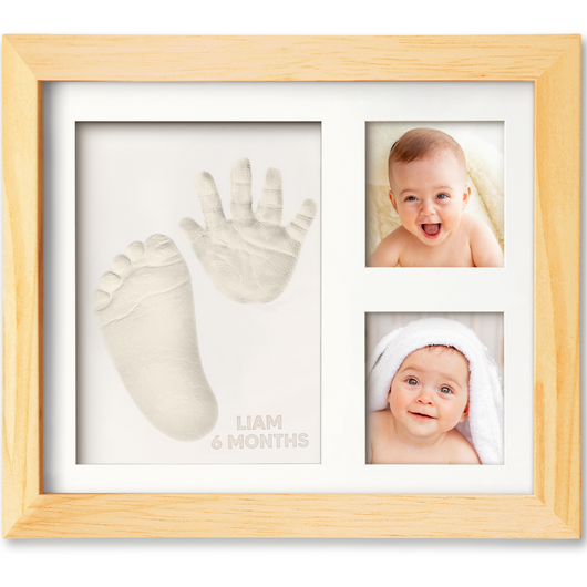 Baby Handprint & Footprint Keepsake Solo Frame