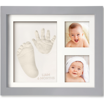Baby Handprint & Footprint Keepsake Solo Frame