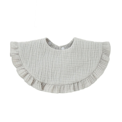 Soft Cotton Ruffle Bib For Infants And Toddlers