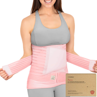 3-in-1 Postpartum Recovery Support Belt — Belly Wrap for After Birth