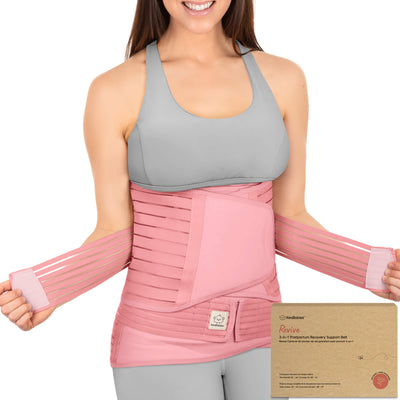 3-in-1 Postpartum Recovery Support Belt — Belly Wrap for After Birth