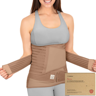 3-in-1 Postpartum Recovery Support Belt — Belly Wrap for After Birth