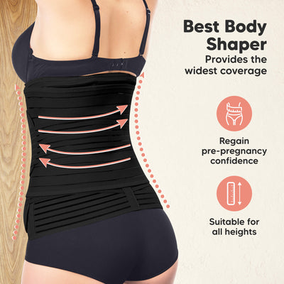 3-in-1 Postpartum Recovery Support Belt — Belly Wrap for After Birth