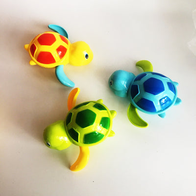 Wind-Up Turtle Bath Toy — Bath Time Fun for Babies & Toddlers