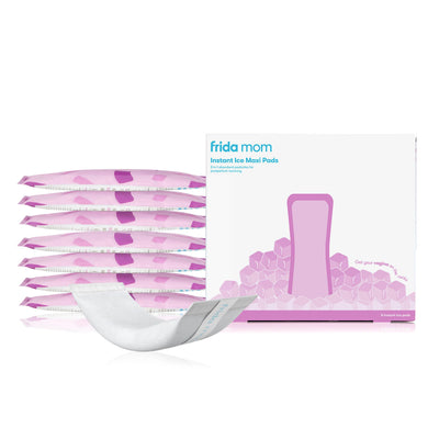 Frida Mom 2-in-1 Postpartum Pads Absorbent Perineal Ice Maxi Pads Instant Cold Therapy Packs and Maternity Pad in One