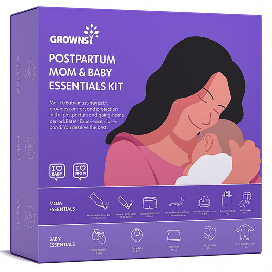 Grownsy Mom & Baby Postpartum Recovery Essentials