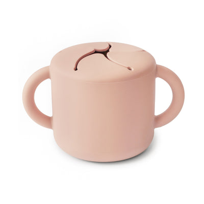 Spill-Proof Silicone Snack Cup for Babies & Toddlers — Easy-Grip Handles