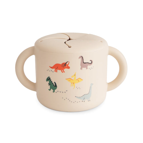 Spill-Proof Silicone Snack Cup for Babies & Toddlers — Easy-Grip Handles