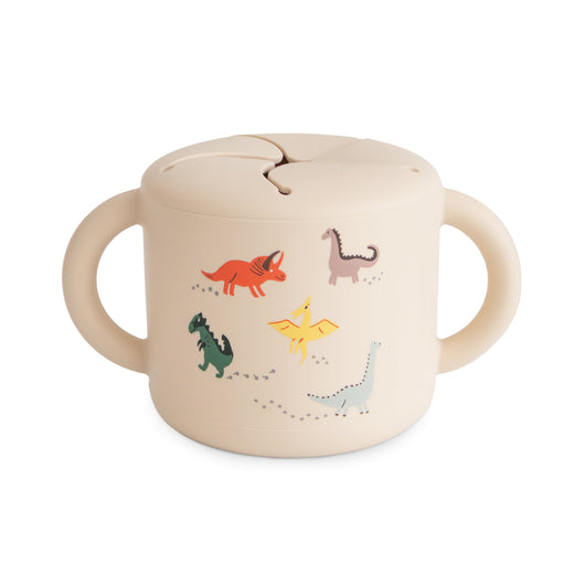 Spill-Proof Silicone Snack Cup for Babies & Toddlers — Easy-Grip Handles