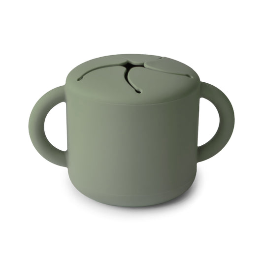 Spill-Proof Silicone Snack Cup for Babies & Toddlers — Easy-Grip Handles