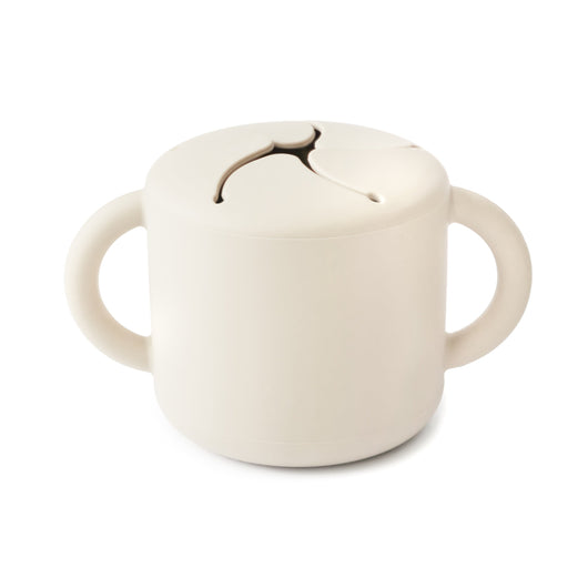 Spill-Proof Silicone Snack Cup for Babies & Toddlers — Easy-Grip Handles