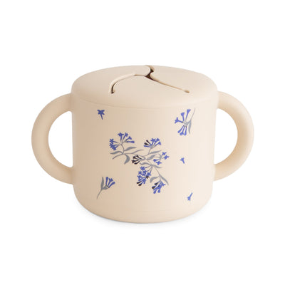 Spill-Proof Silicone Snack Cup for Babies & Toddlers — Easy-Grip Handles