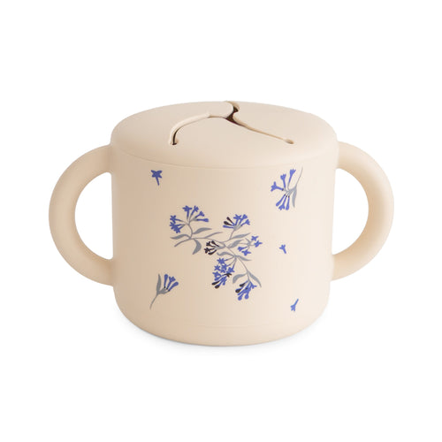 Spill-Proof Silicone Snack Cup for Babies & Toddlers — Easy-Grip Handles