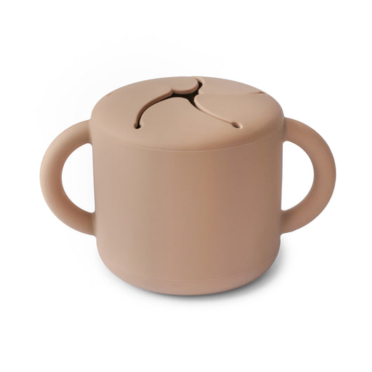 Spill-Proof Silicone Snack Cup for Babies & Toddlers — Easy-Grip Handles