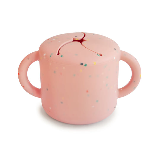 Spill-Proof Silicone Snack Cup for Babies & Toddlers — Easy-Grip Handles