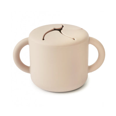 Spill-Proof Silicone Snack Cup for Babies & Toddlers — Easy-Grip Handles