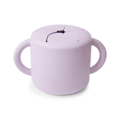 Spill-Proof Silicone Snack Cup for Babies & Toddlers — Easy-Grip Handles