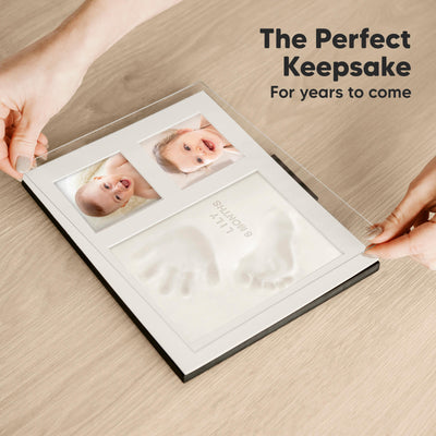 Baby Handprint & Footprint Keepsake Solo Frame