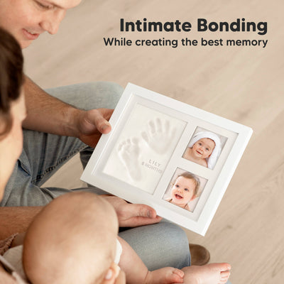Baby Handprint & Footprint Keepsake Solo Frame