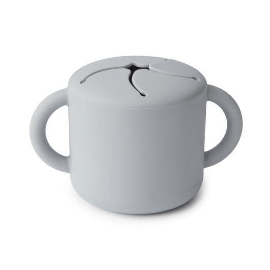 Spill-Proof Silicone Snack Cup for Babies & Toddlers — Easy-Grip Handles