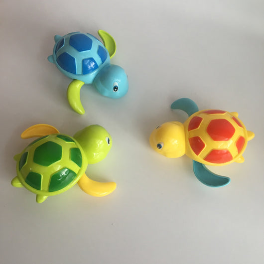 Wind-Up Turtle Bath Toy — Bath Time Fun for Babies & Toddlers