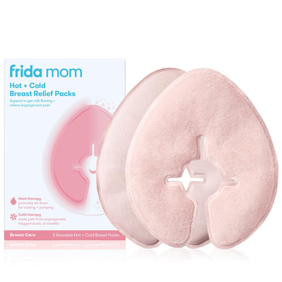 Frida Mom Breastfeeding Therapy Packs Cold & Hot Therapy Packs Breastfeeding Essentials for Pain Relief Lactation Support and Postpartum Recovery