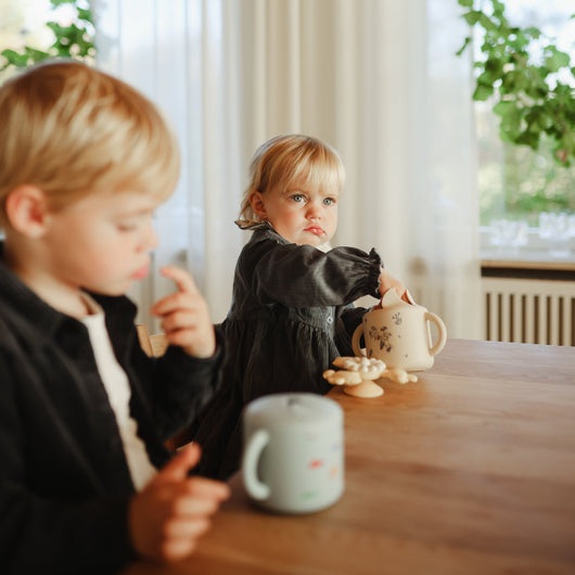 Spill-Proof Silicone Snack Cup for Babies & Toddlers — Easy-Grip Handles