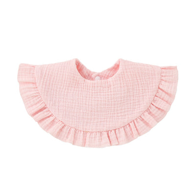 Soft Cotton Ruffle Bib For Infants And Toddlers