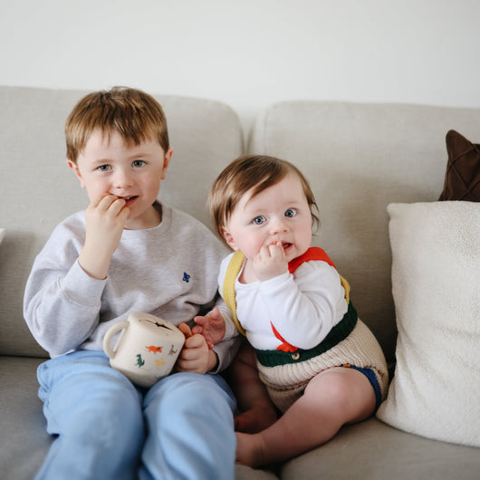 Spill-Proof Silicone Snack Cup for Babies & Toddlers — Easy-Grip Handles