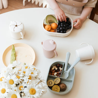 Spill-Proof Silicone Snack Cup for Babies & Toddlers — Easy-Grip Handles